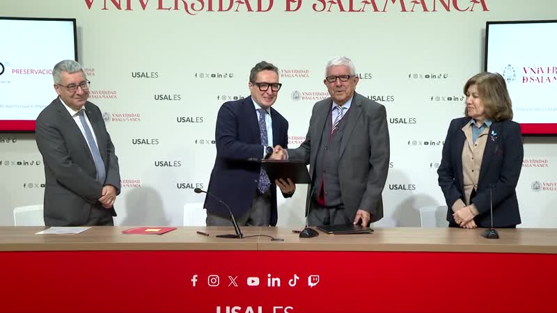 La USAL crea la primera cátedra de España de preservación del patrimonio audiovisual