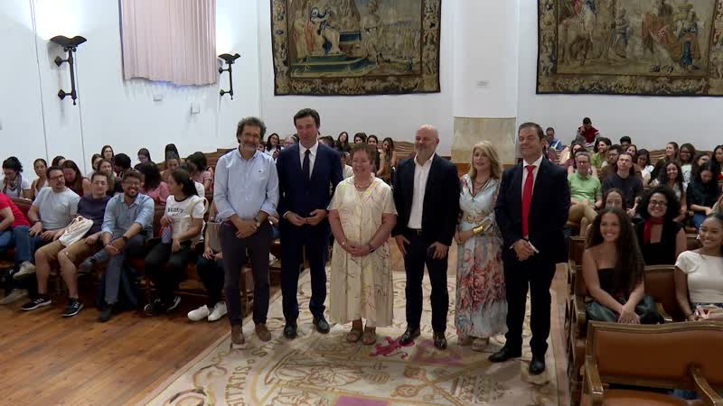 Desembarco de estudiantes brasileños en la USAL en Top España 
