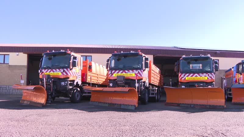 Una treintena de quitanieves para garantizar el tránsito en las carreteras nacionales de la provincia