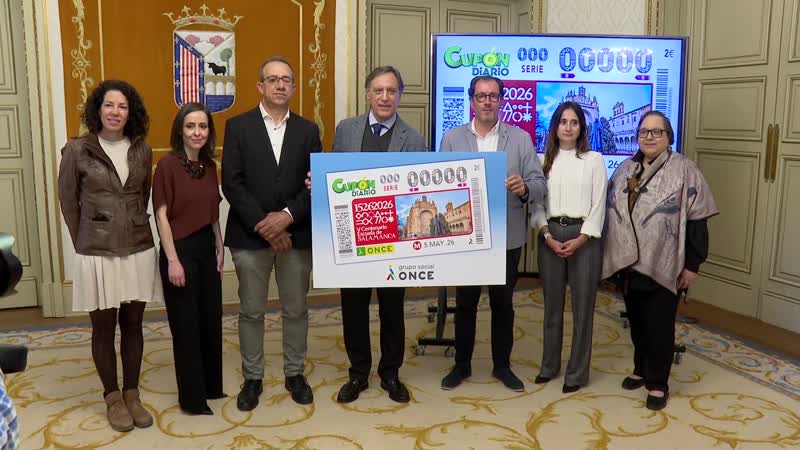 La ONCE promociona el centenario de la Escuela de Salamanca con un cupón conmemorativo