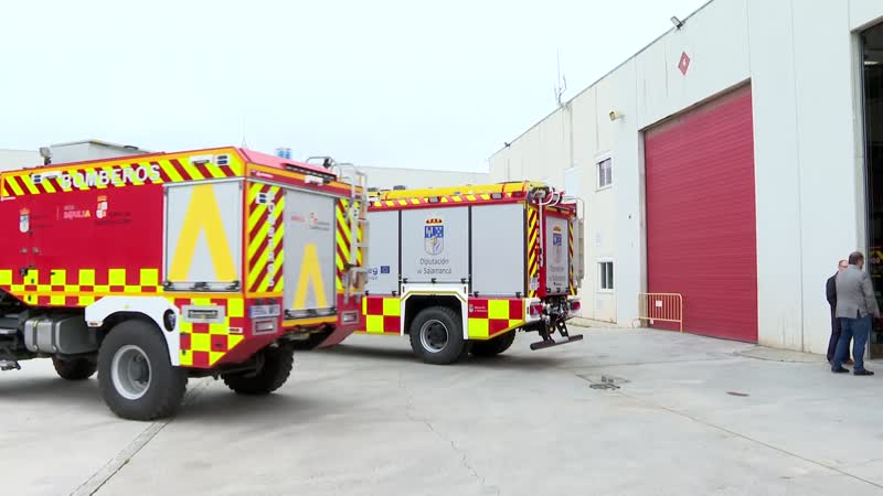 El parque provincial de bomberos incorpora dos nuevas autobombas