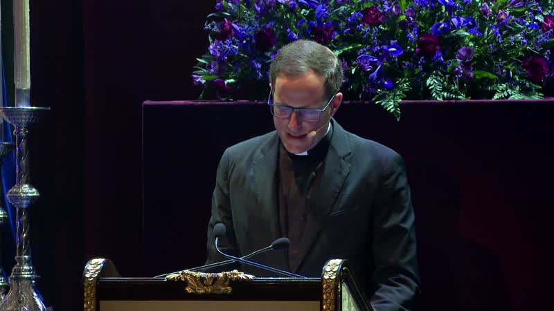 Daniel Cuesta pregona el sentido religioso de la Semana Santa 