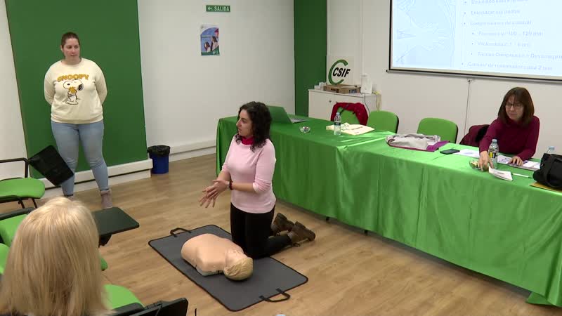 CSIF reclama desfibriladores en todos los centros de trabajo