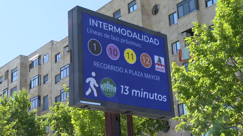 El Ayuntamiento completa el sistema de información en los aparcamientos disuasorios