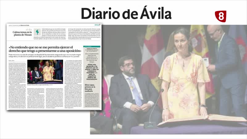 Sonsoles Prieto renuncia a su acta de concejal