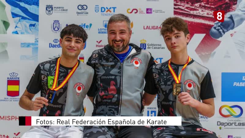 Cuatro medallas para los karatekas abulenses