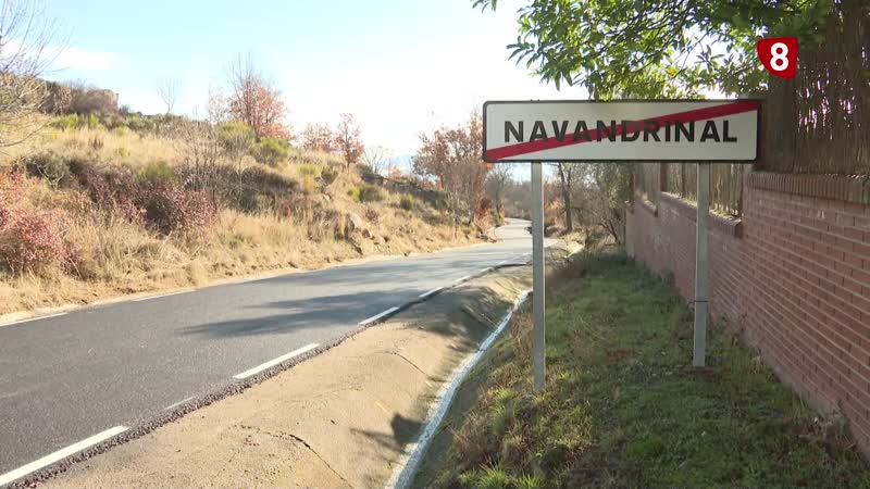 Obras de mejora en la carretera de acceso a Navandrinal