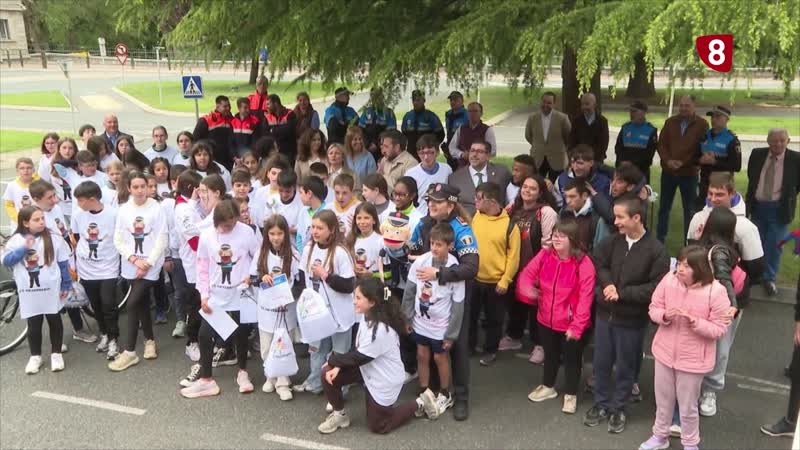 Entrega de premios en el parque de educación vial, donde se sigue aprendiendo