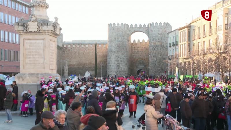 Carnaval con mucho frío en Ávila