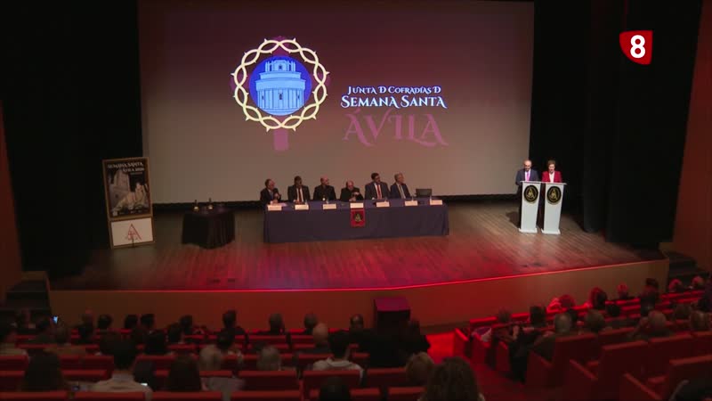 El cronista oficial de Ávila, Jesús María Sanchidrián, da el pistoletazo a la Semana Santa