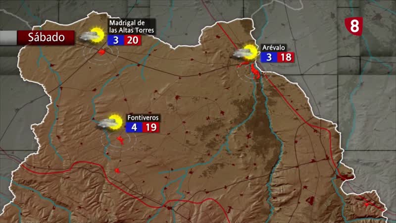 El tiempo en Ávila 23-10-2026