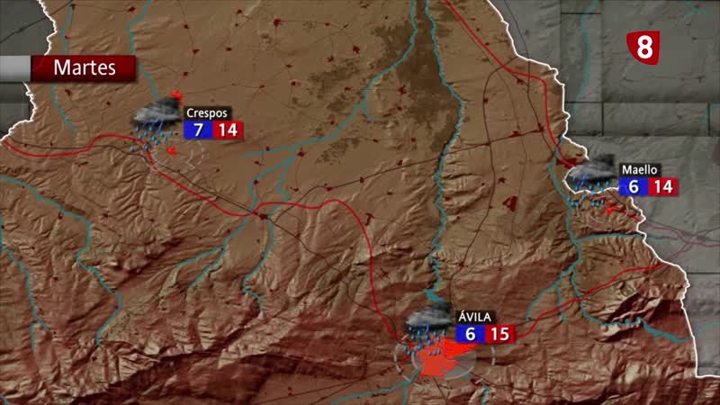 El tiempo en Ávila 11-05-2026