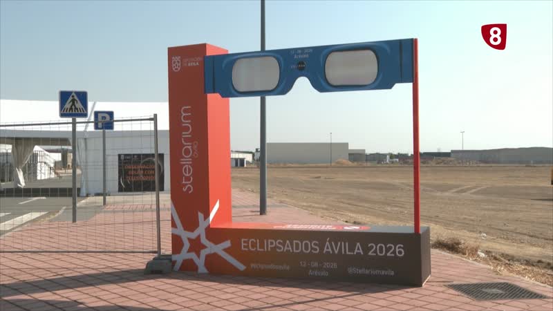 Arévalo como puno de observación oficial del eclipse total de sol