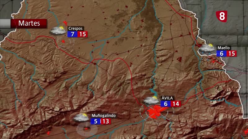 El tiempo en Ávila 02-03-2026