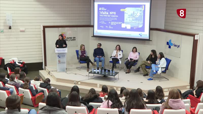 Las alumnas del programa STEM Talent Girl visitan el hospital de Ávila