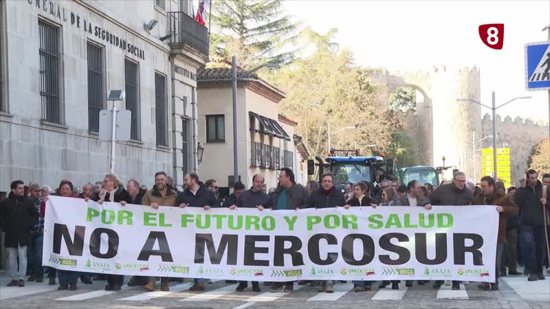 Los ganaderos toman las calles de Ávila para protestar por el futuro del campo