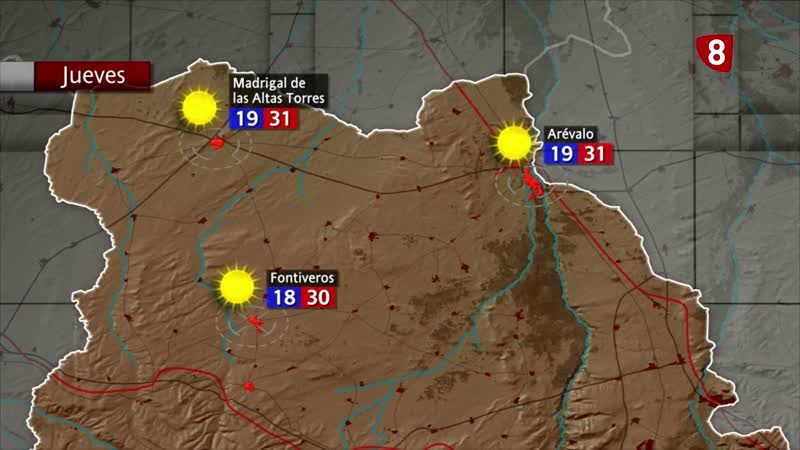 El tiempo en Ávila 24-06-2026