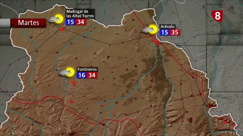 El tiempo en Ávila 13-07-2026