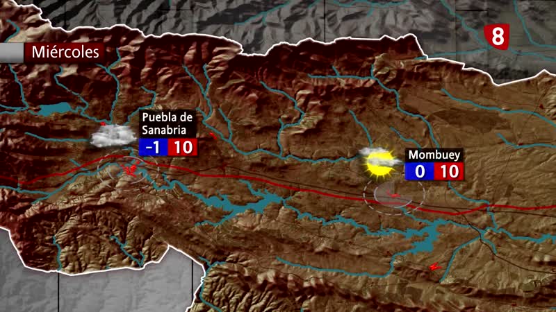 La previsión del tiempo para este miércoles 17 de diciembre
