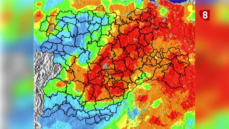 La provincia pendiente de los niveles de peligro de incendios