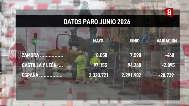 Descenso importante del paro en Zamora