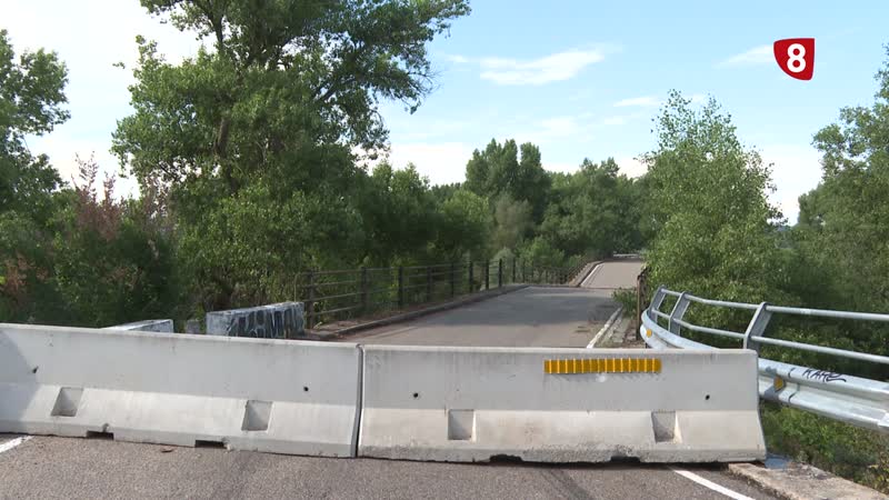Alcaldes y vecinos de Villalazán y Peleagonzalo reaccionan al colapso del puente de Granja Florencia  