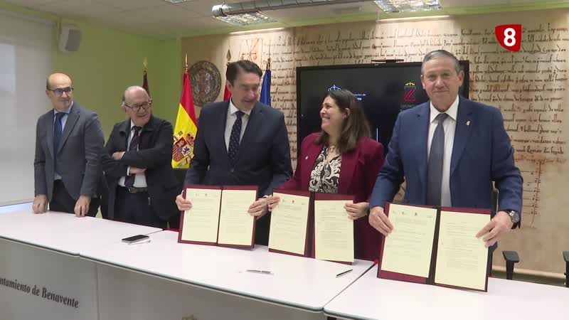 FIRMA CONVENIO COOPERACIÓN SOMACYL Y ETAP BENAVENTE