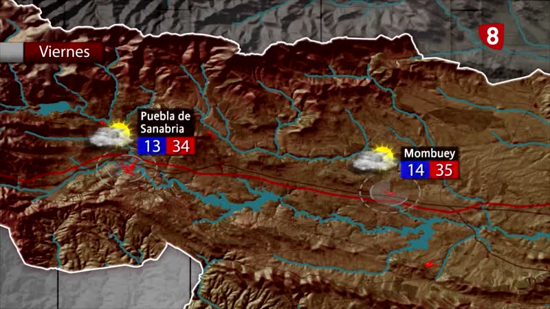Sigue el calor para el viernes