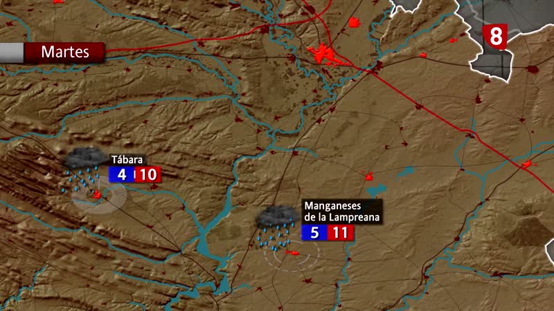 La previsión del tiempo para el martes 13 de enero 