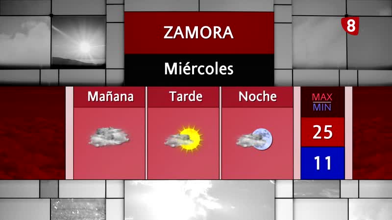 La previsión del tiempo para el miércoles 22 de abril