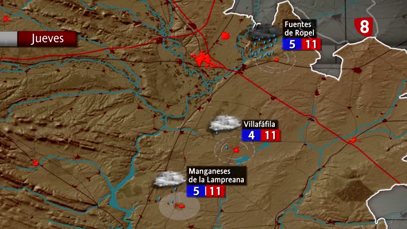 La previsión del tiempo para el jueves 4 de diciembre 