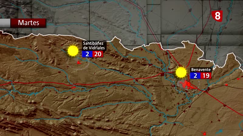 El tiempo para el martes 17 de marzo 