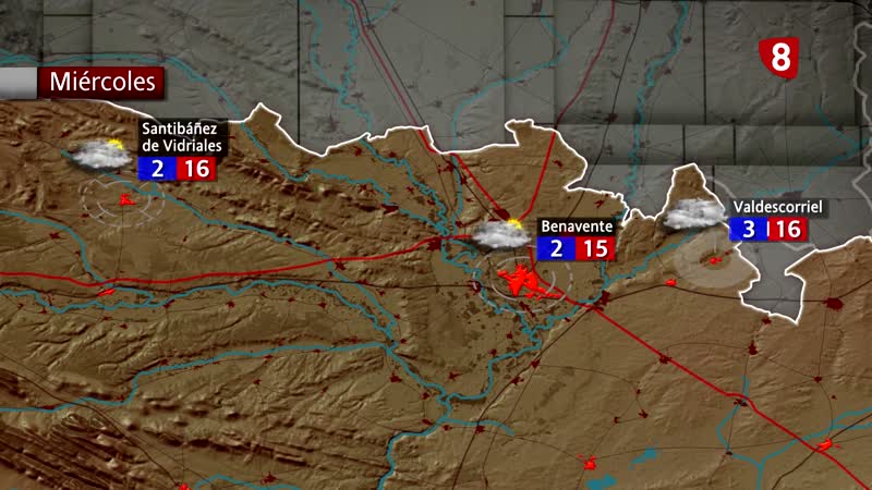 La previsión del tiempo para el miércoles 11 de marzo 