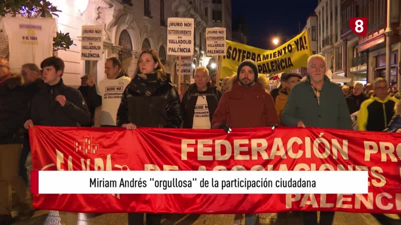 Palencia dice basta al muro de ADIF: la ciudad se levanta unida contra las pantallas acústicas pidiendo el soterramiento