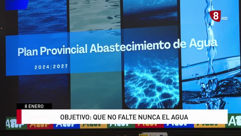 Objetivo: que no falte nunca el agua