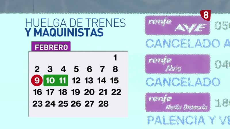 La huelga de maquinistas se suspende in extremis