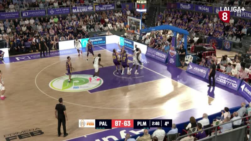 Palencia Baloncesto gana con autoridad y recupera a Kunkel en el mejor momento