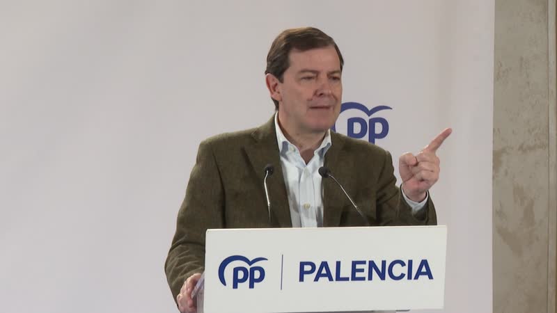 Mañueco ”saca pecho por su gestión y lanza promesas es su visita en Palencia 