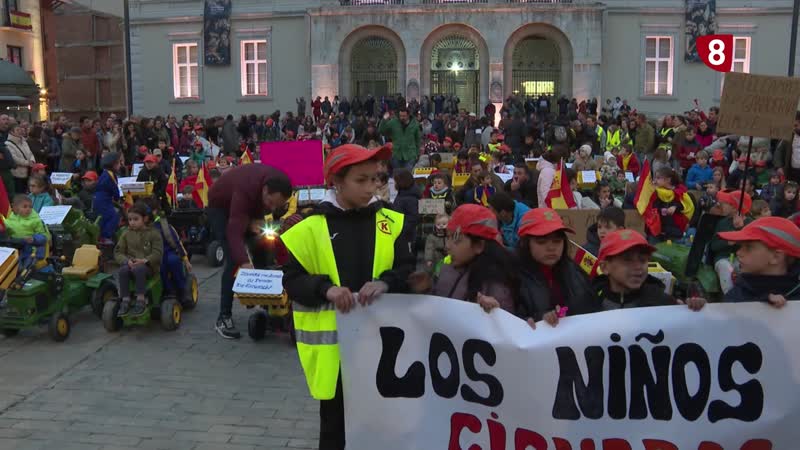 Palencia se llenará de tractores infantiles para defender la agricultura 
