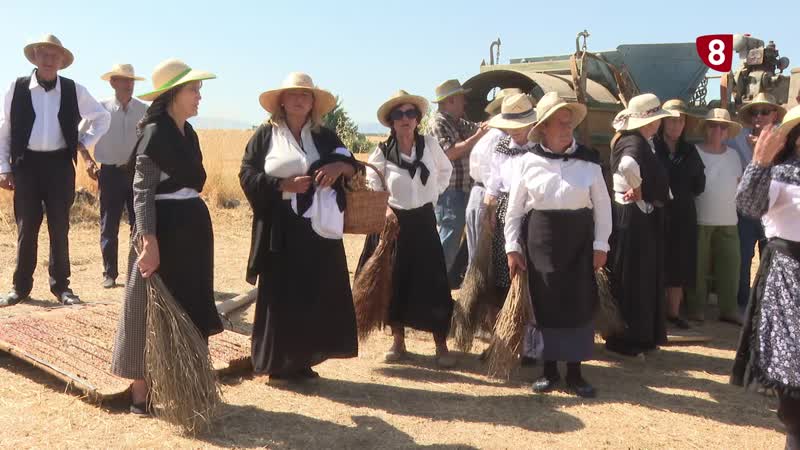 Aldeonsancho rememora la tradición campesina de la trilla