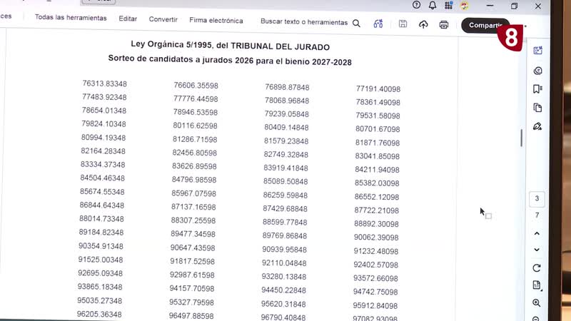 Cuatrocientos segovianos optan a ser jurado popular 