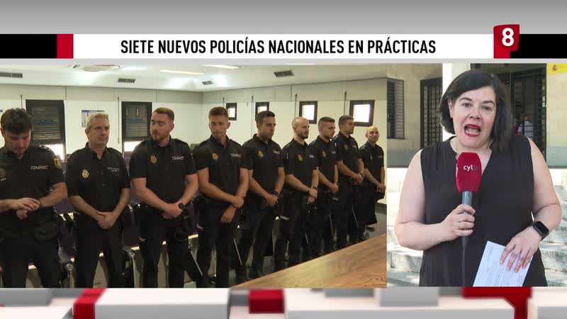Siete nuevos agentes, de prácticas en Segovia