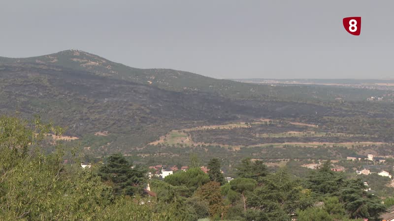 Continúa el índice de gravedad 2 en el incendio de Navas de San Antonio