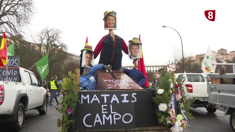 La protesta del campo llega al Acueducto