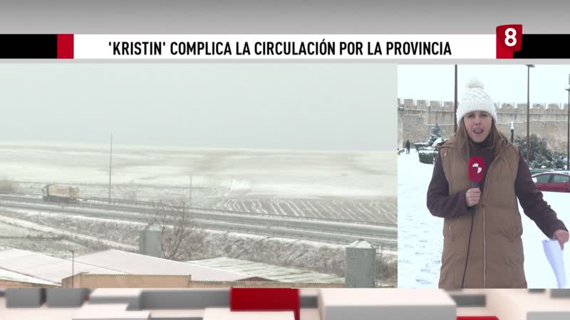 'Kristin' complica la circulación por la provincia