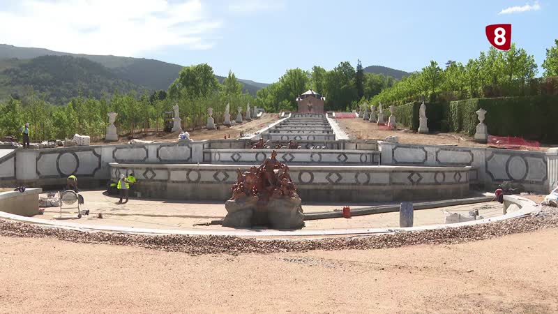 Recta final de obras en la Cascada Nueva