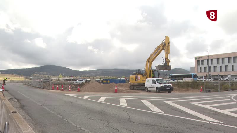 Comienzan las obras de ampliación del aparcamiento en Segovia Guiomar