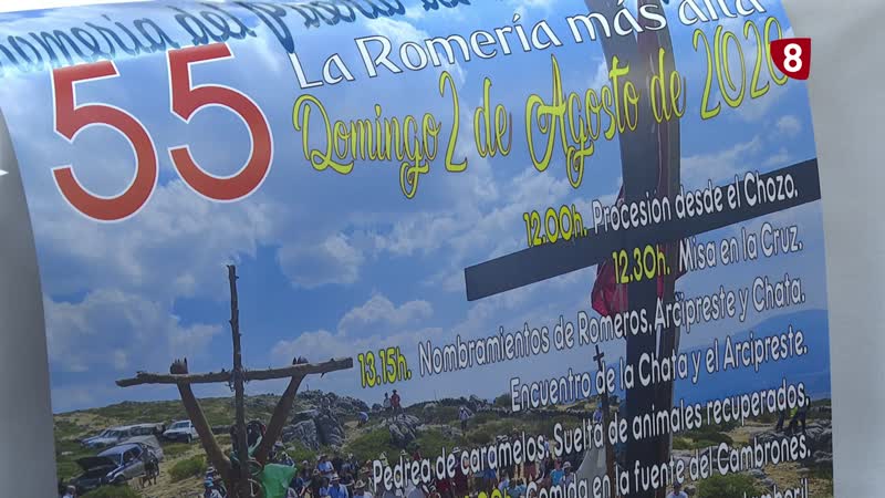 Todo listo para la romería más alta del mundo