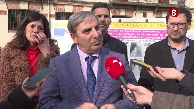 Terminan las obras de humanización de travesías en la provincia de Segovia