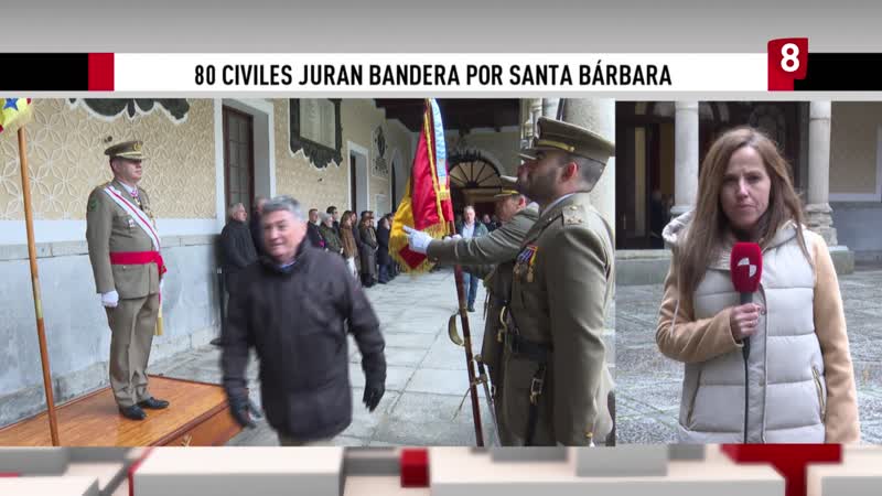 Jura de bandera por Santa Bárbara